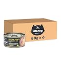 Meowsi by HUFT Chicken Breast & Quail Egg Pate Canned Wet Cat Food - 80 gm | Pack of 6 | Delicious & Soft-Textured Cat Food for Persian & All Breeds | Nutrient-Rich Diet for All Life Stages