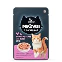 Meowsi by HUFT Chicken Breast with Duck Pate Wet Cat Food - 80 gm | Delicious, Soft & Hydrating Food for Persian & All Breeds | Enriched with Essential Nutrients for Growth & Wellness