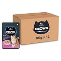 Meowsi by HUFT Chicken Breast with Duck Pate Wet Cat Food - 80 gm | Pack of 12 | Delicious, Soft & Hydrating Food, All Breeds | Enriched with Essential Nutrients for Growth & Wellness