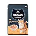 Meowsi by HUFT Chicken Breast Pate Cat Food - 80 gm | Pack of 12 | Wholesome, Smooth & High-Protein Wet Food for Persian & All Breeds | Supports Strong Muscles, Healthy Digestion & Shiny Coat