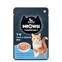Meowsi by HUFT Tuna & Chicken Pate Cat Wet Food - 80 gm | Protein-Packed, Smooth & Hydrating Meal for Persian & All Breeds | Supports Strong Muscles, Digestion & Shiny Coat