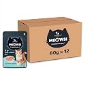 Meowsi by HUFT Tuna & Shrimp Pate Wet Cat Food - 80 gm | Pack of 12 | Delicious & Creamy Food for Persian & All Breeds | Rich in Omega-3, Essential Nutrients & Hydration for Optimal Health