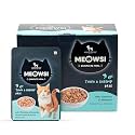 Meowsi by HUFT Tuna &amp; Shrimp Pate Wet Cat Food - 80 gm | Pack of 6 | Delicious &amp; Creamy Food for Persian &amp; All Breeds | Rich in Omega-3, Essential Nutrients &amp; Hydration for Optimal Health