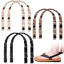 Mepase 3 Pairs Adjustable Flip Flop Back Straps Removable Sling