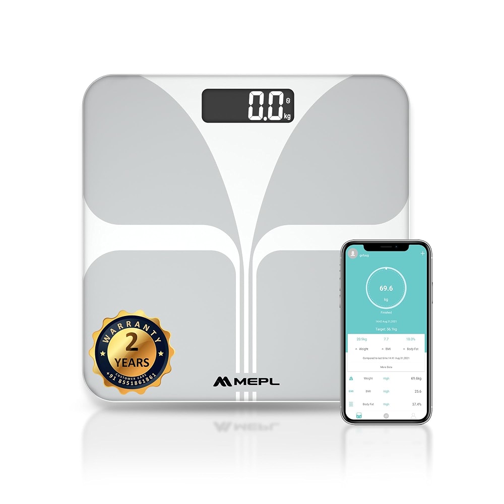 MEPL Digital Weight Machine for Body Weight Smart Scale for Home BMR ...