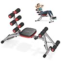 MERACH Ab Machine, Adjustable Ab Trainer, Sit Up Exercise Equipment 300LBS