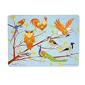 Meraki Wooden Puzzles for Kids with Knobs (Birds) | Montessori Educational 3D Peg Puzzle Board | Colorful Early Learning Puzzle Toy for Toddlers, Boys & Girls | Safe & Handcrafted for Ages 2-6 Years