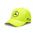 Mercedes AMG Petronas Formula One Team - 2023 Lewis Hamilton Driver Hat - Neon Yellow - Unisex - Size: One size