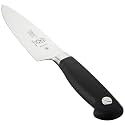 Mercer Culinary M21076 Genesis 6-Inch Short Bolster Chef's Knife, Black
