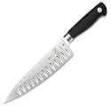 Mercer Culinary M21077 Genesis 8-Inch Granton Edge Chef's Knife,Black