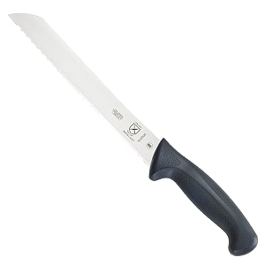 mercer culinary m22508 millennia black handle 8-inch wavy edge bread knife
