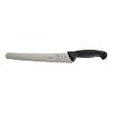 Mercer Culinary M23211 Millennia Black Handle, 10-Inch Left Handed Wavy Edge Wide, Bread Knife