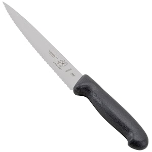 mercer culinary millennia chef39s knife 75-inch wavy edge black