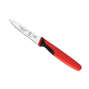 mercer culinary millennia color handle cutlery 334 slim paring knife red