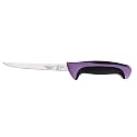 Mercer Culinary Millennia Color Handle Cutlery 6" Narrow Boning Knife Purple