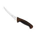 Mercer Culinary Millennia Color Handle Cutlery 6" Curved Boning Knife Brown