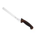 Mercer Culinary Millennia Color Handle Cutlery 8" Offset Bread Knife (Wavy Edge) Brown