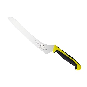 mercer culinary millennia offset bread knife 9-inch yellow