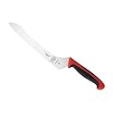 Mercer Culinary Millennia Offset Bread Knife, 9-Inch, Red