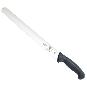 mercer culinary millennia offset wavy edge bread knife