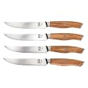 Mercer Culinary Olive Wood 4-Piece Steak Knife Set