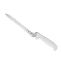 Mercer Culinary Ultimate White, 8 Inch Wavy Edge Offset Utility Knife