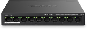 mercusys ms110p 10 ports 100 mbps unmanaged network switch