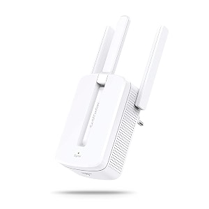 mercusys mw300re wireless repeater wifi booster  mimo technology  three external antennas  300mbps speed wi-fi range extender