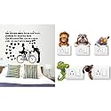 Merical Chal Do Na English and Ganesh Switch Board Wall Sticker for Living Room, Hall, Bedroom (Material: PVC Vinyl)