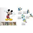 Merical Cute Panda On Tree and Ganesh Switch Board Wall Sticker for Living Room, Hall, Bedroom (Material: PVC Vinyl)