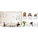Merical Free Bird Case and Animals Switch Board Wall Sticker for Living Room, Hall, Bedroom (Material: PVC Vinyl)