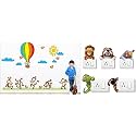 Merical Team Monkey and Animals Switch Board Wall Sticker for Living Room, Hall, Bedroom (Material: PVC Vinyl)
