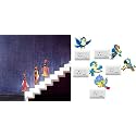 Merical Three Tribal Lady and TwitterBird Switch Board Wall Sticker for Living Room, Hall, Bedroom (Material: PVC Vinyl)