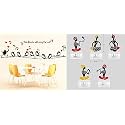 Merical Twitter Singing and FolkBand Switch Board Wall Sticker for Living Room, Hall, Bedroom (Material: PVC Vinyl)