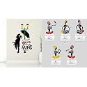 Merical Valentine I Am in Love and Folkband Switch Board Wall Sticker for Living Room, Hall, Bedroom (Material: PVC Vinyl)