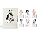 Merical Valentine I Am in Love and Ganesh Switch Board Wall Sticker for Living Room, Hall, Bedroom (Material: PVC Vinyl)