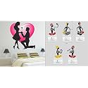 Merical Valentine My Love Old and FolkBand Switch Board Wall Sticker for Living Room, Hall, Bedroom (Material: PVC Vinyl)