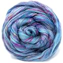 Merino &amp; Sari Silk, Exotic Fiber Blend for Spinning &amp; Felting, Mantra