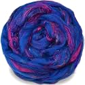 Merino &amp; Sari Silk, Exotic Fiber Blend for Spinning &amp; Felting, Ganesha