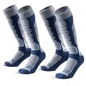 Merino Wool Ski Socks for Men, Women &amp; Youth - Over-the-Calf Full Cushion Thermal Snowboard Socks, Winter Performance