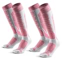 Merino Wool Ski Socks for Men, Women &amp; Youth - Over-the-Calf Full Cushion Thermal Snowboard Socks, Winter Performance