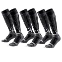 Merino Wool Ski Socks for Men, Women &amp; Youth - Over-the-Calf Full Cushion Thermal Snowboard Socks, Winter Performance