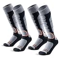Merino Wool Ski Socks for Men, Women &amp; Youth - Over-the-Calf Full Cushion Thermal Snowboard Socks, Winter Performance