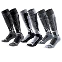 Merino Wool Ski Socks for Men, Women &amp; Youth - Over-the-Calf Full Cushion Thermal Snowboard Socks, Winter Performance