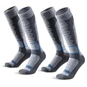 Merino Wool Ski Socks for Men, Women &amp; Youth - Over-the-Calf Full Cushion Thermal Snowboard Socks, Winter Performance