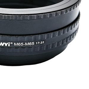 focusing helicoid ring adapter aluminium alloy m65 to m65 mount lens 17-31mm cameras amp photo  lenses amp filters  lens adapters mounts amp tubes