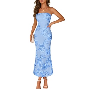 MEROKEETY Womens Summer Floral Wedding Guest Cocktail