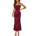 MEROKEETY Women39s Summer Floral Wedding Guest Cocktail