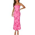 MEROKEETY Women39s Summer Floral Wedding Guest Cocktail