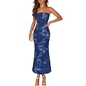 MEROKEETY Women39s Summer Floral Wedding Guest Cocktail
